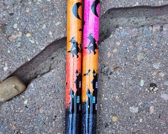 Halloween pen| Glitter Pen| spooky pen| Nurse gift| Teacher gift| glitter pen