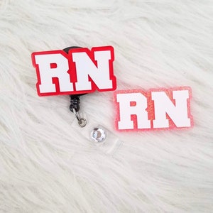 RN Badge Reel/Nurse Retractable ID/Personalized Badge Holder/Nurse Gift/Nursing School/Nurse Graduation Gift/ID Holder|Badge holder| badge