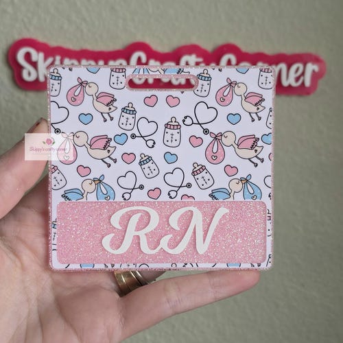 Labor and delivery badge buddy| nicu badge buddy| badge buddy custom| personalized badge| badge buddy nurse| badge buddy rn| glitter badge