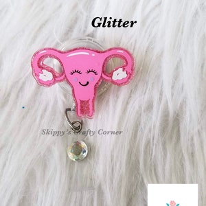 Uterus Badge Reel| Ob Gyn Badge Holder| L&D Badge Reel| Retractable ...