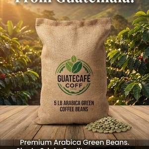 5Lb Green  Coffee Beans 100% Arabica