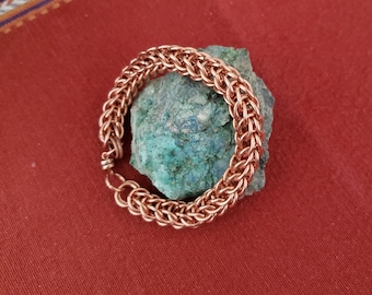 Copper Full Persian -3/8" width- Chainmaille Bangle