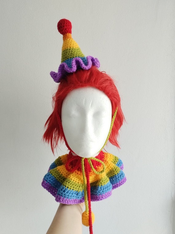 Handmade crochet clown hat Handmade Crochet Bucket Hat | eBay main image 3