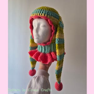 Crochet Jester Balaclava PDF Pattern - Etsy