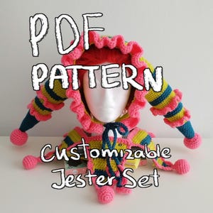 Crochet Jester Set PDF Pattern