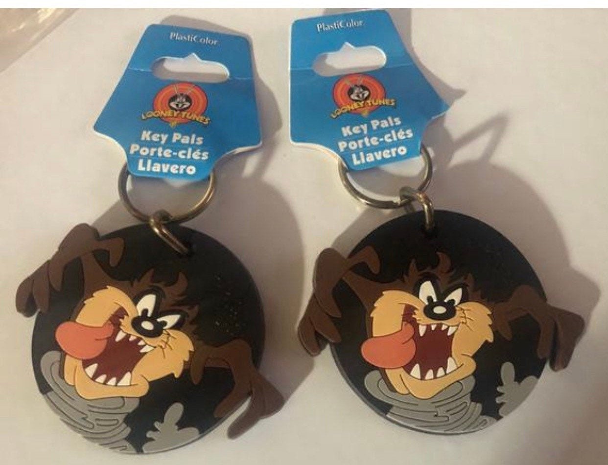 Tasmania Devil Looney Tunes Rare NEW Keychain Keypall , Porte -ele
