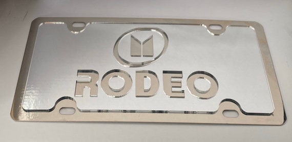 Isuzu Rodeo/trooper Emblem: 3D Acrylic Mirror on Stainless Steel