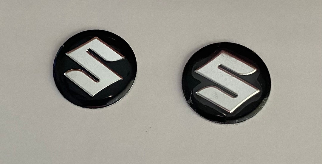 Key Fob Logo Emblem Sticker: 14mm Aluminum Badge (2 PCS) - Etsy