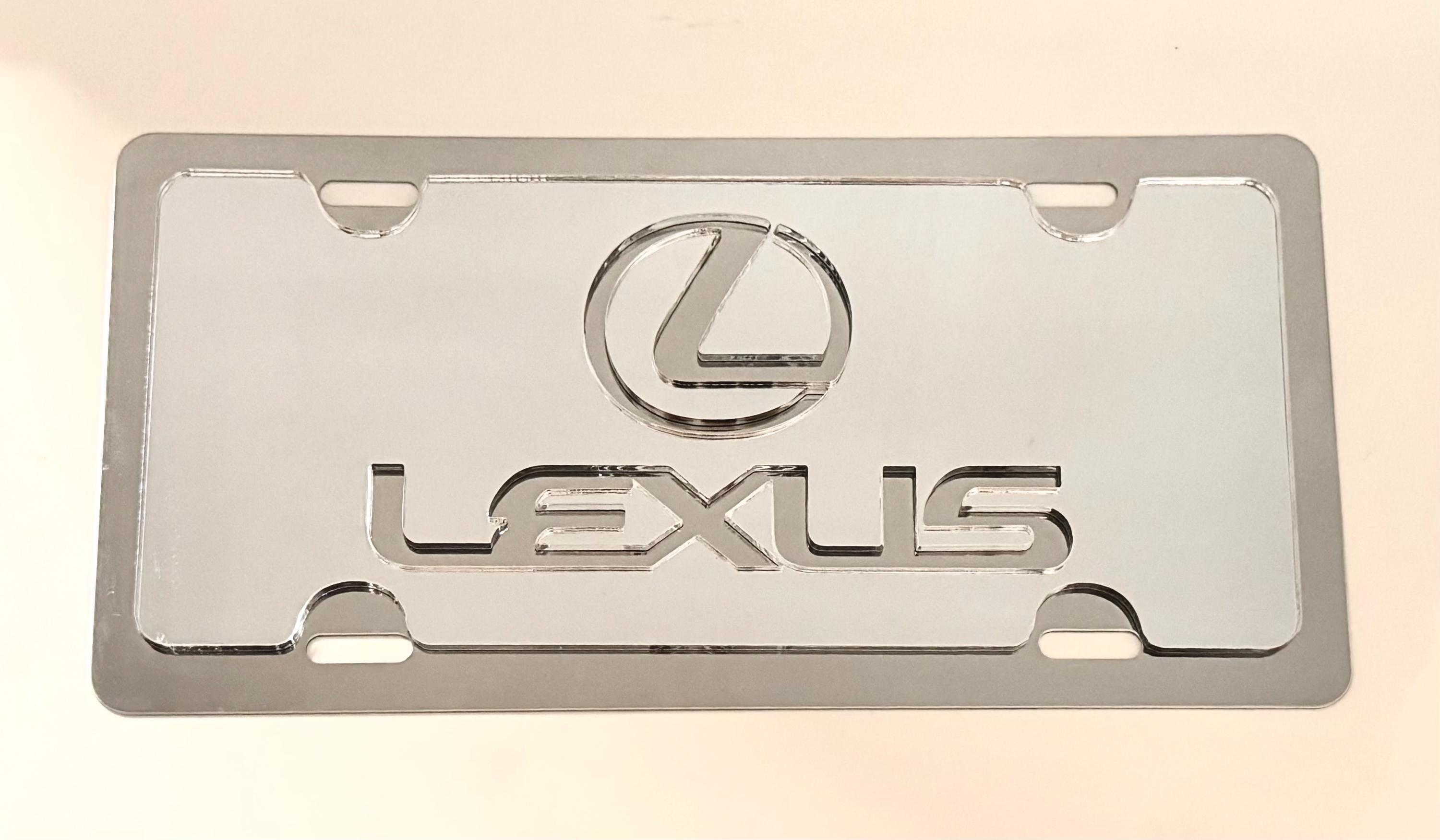 3D Lexus Emblem Stainless Steel License Plate - Etsy