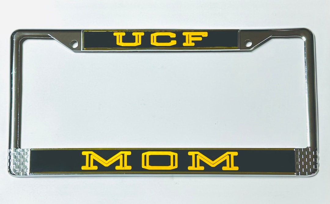 UCF MOM , DAD Engraved Custom Personalized License Plate Frame in