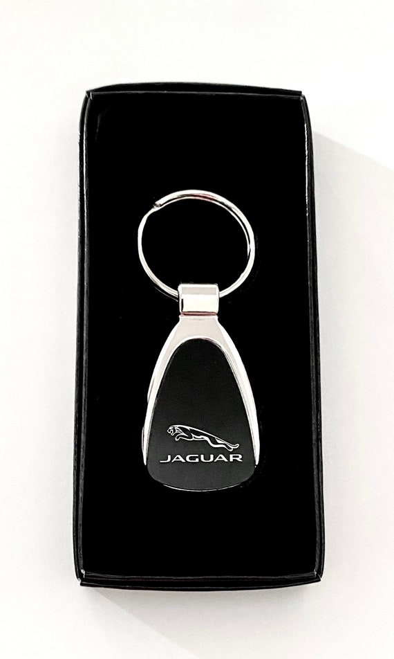 Personalized Metal Keychain Jaguar Keychain Car Logo Name Etsy
