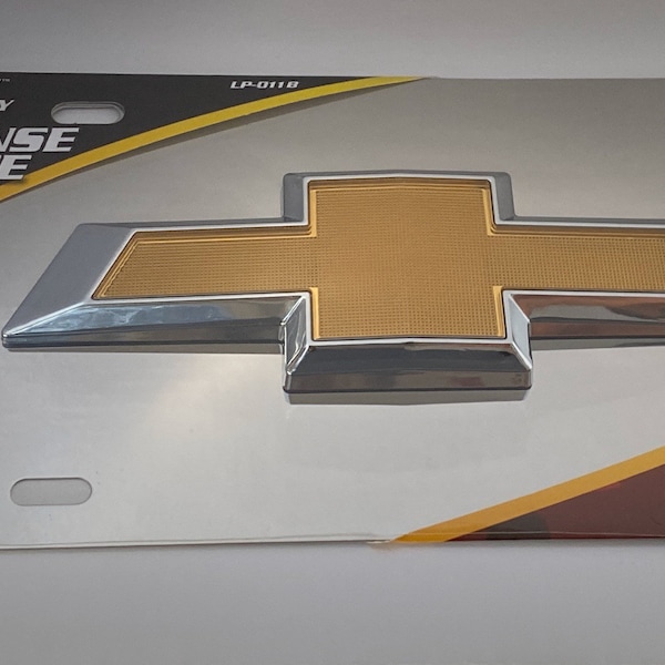 CHEVROLET - Heartbeat -*US MADE*- Embossed Metal License Plate