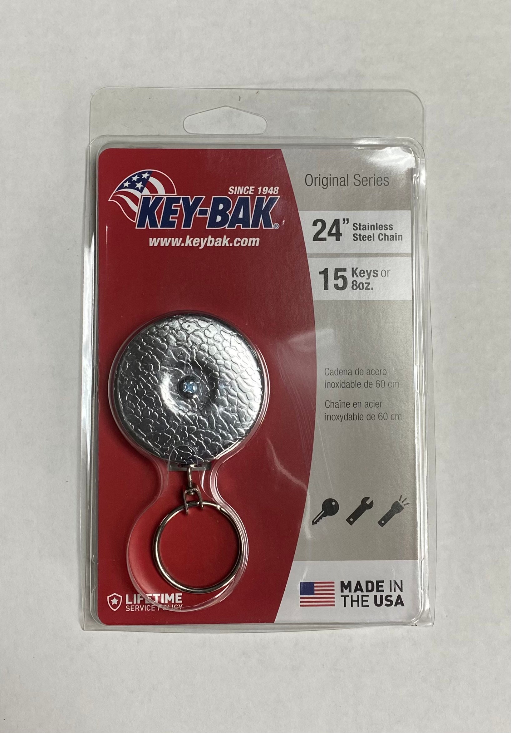 Key-bak Retractable Keychain: 24