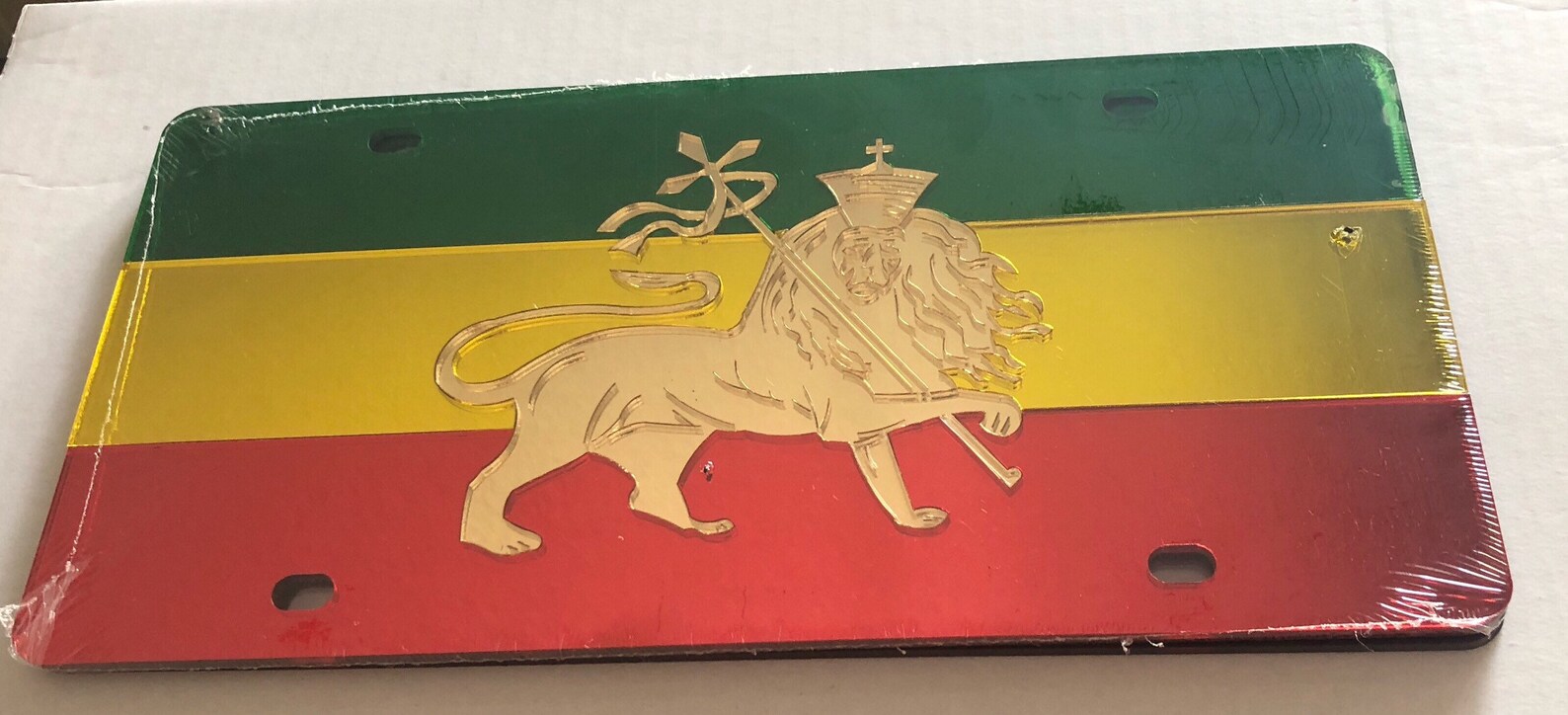 Rasta Lion of Judah ethiopia Acrylic Mirror License Plate Etsy