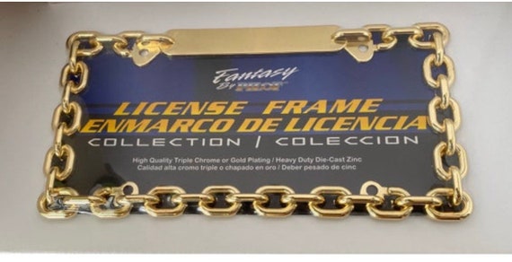 Cobra License Plate Frame: Gold Metal Car Tag Holder - Etsy