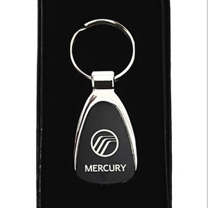 Personalized Metal Keychain, Mercury Keychain, Car Logo, Name (*extra ...