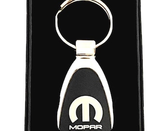 Personalized Mopar Keychain: Engraved Car Logo, Metal Keychain