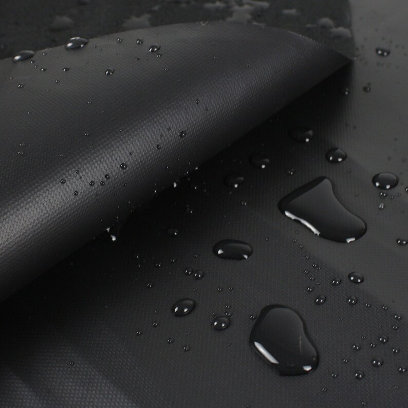 Waterproof Fabric UV Resistant Multipurpose Black Outdoor Etsy