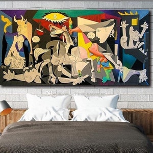 Pablo Picasso Guernica Reproduction/Oil Painting On Canvas/Museum Quality/ 100% Hand -Painted