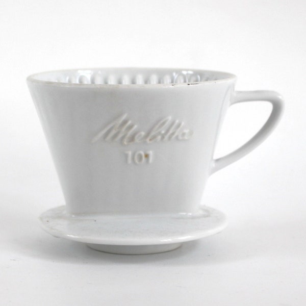 alter Porzellan Melitta 101 Kaffeefilter Teefilter Porzellanfilter Filter 3loch