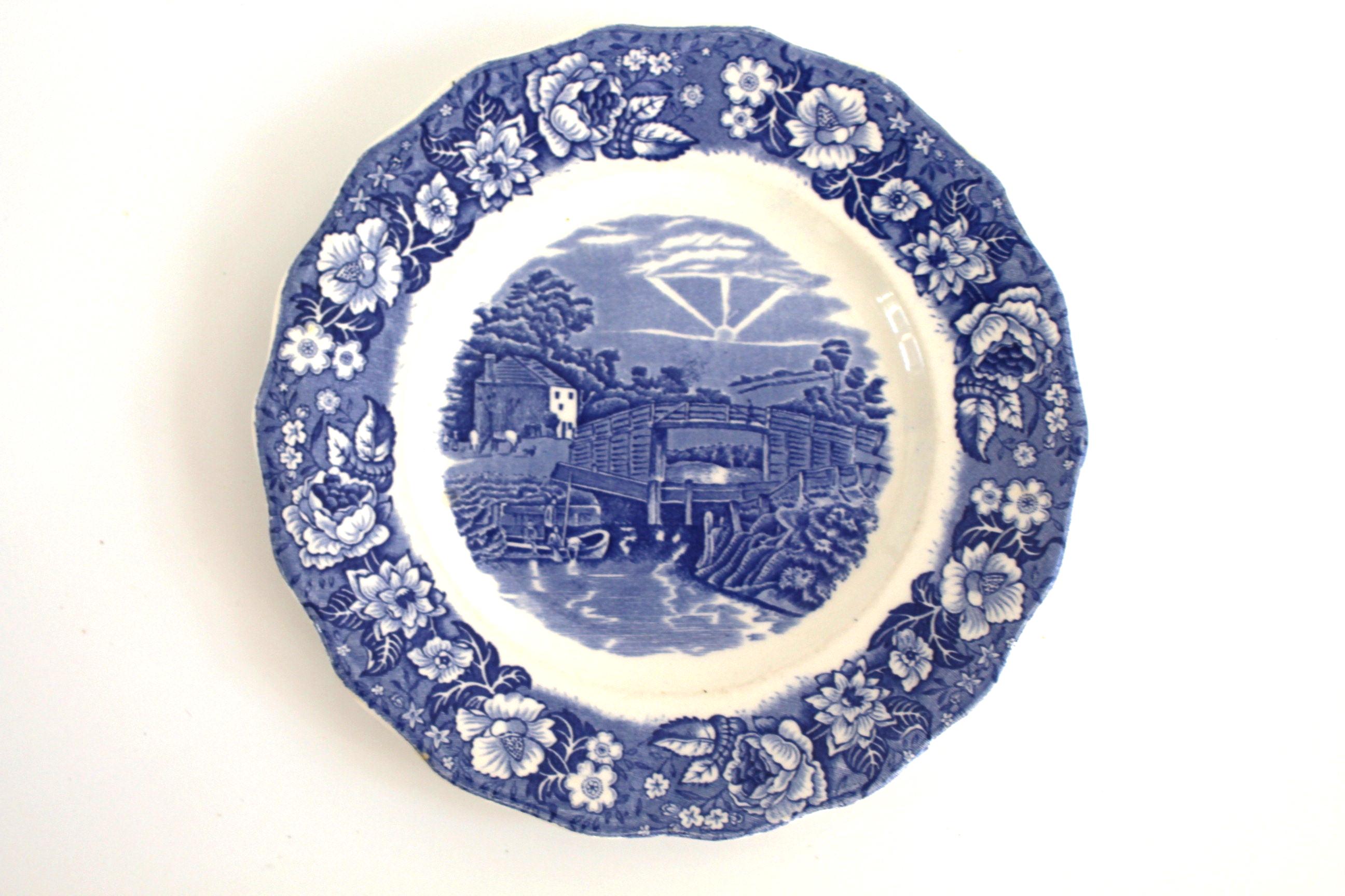 Palissy pottery thames river scenes - Etsy 日本
