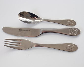 Children's Cutlery Bear Knives Fork Spoon by Schulte Ufer