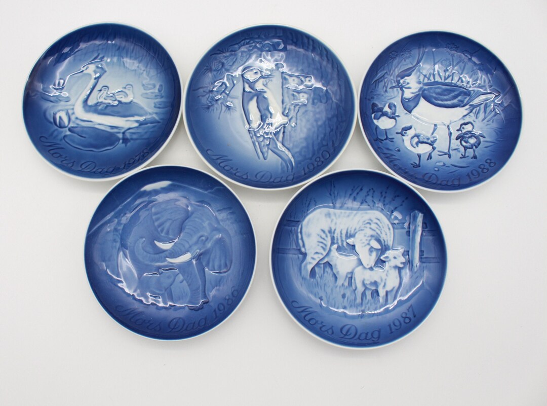 B&G Mothers Day Plate 1978 1980 1986 1987 1988 Grebe With - Etsy