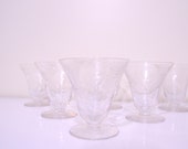etched dessert cups