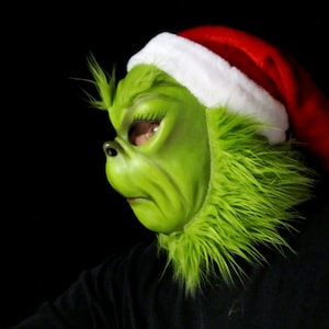 Guantes de Navidad,Guantes de Grinch,Adorno de fiesta de carnaval de  Navidad,Accesorios de disfraz de monstruo de piel verde,Guantes de monstruo,Guantes  verdes,Guantes de cosplay -  México