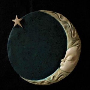 Crescent Infant Moon Wall Art