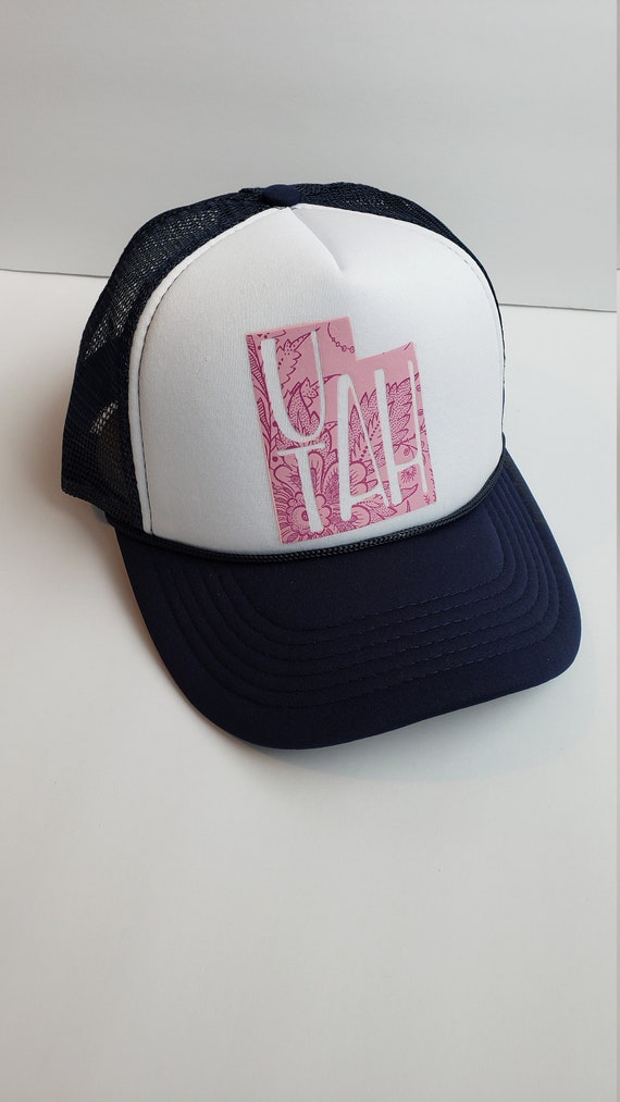 dark blue trucker hat