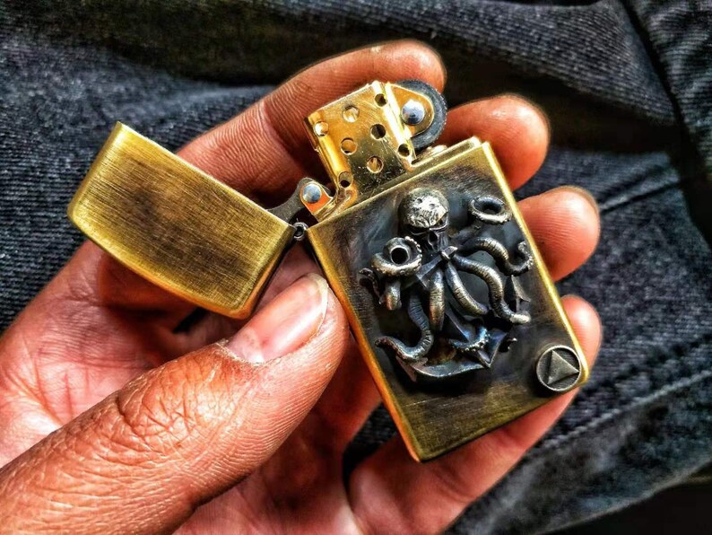 EDC Yonderson Custom Zippo Lighter Pirates of the Caribbean Etsy
