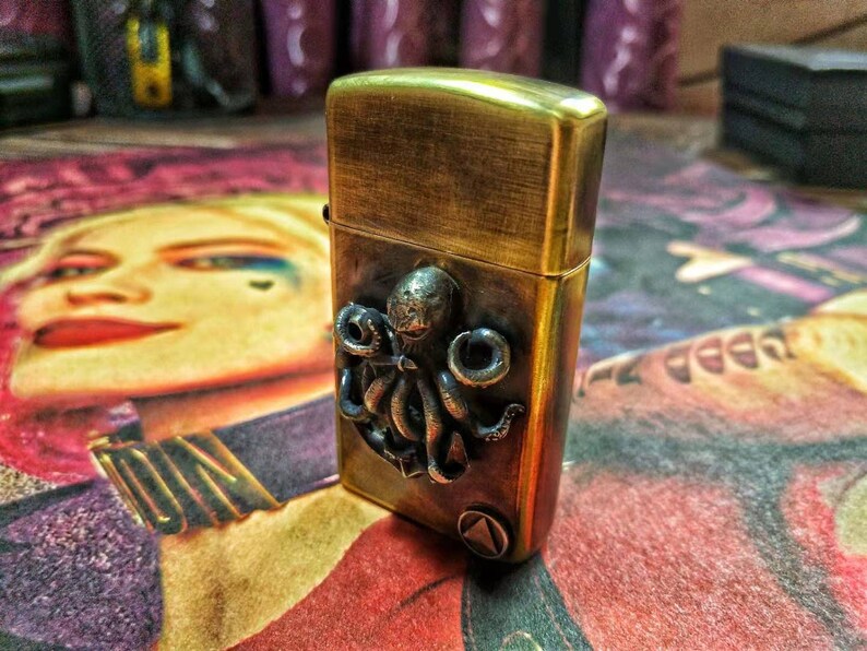 EDC Yonderson Custom Zippo Lighter Pirates of the Caribbean Etsy