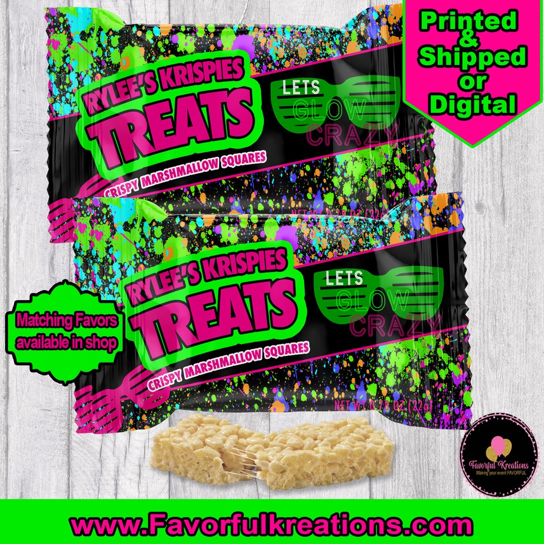 Glow Party Treats Glow Party Favorsglow Party Neon Etsy
