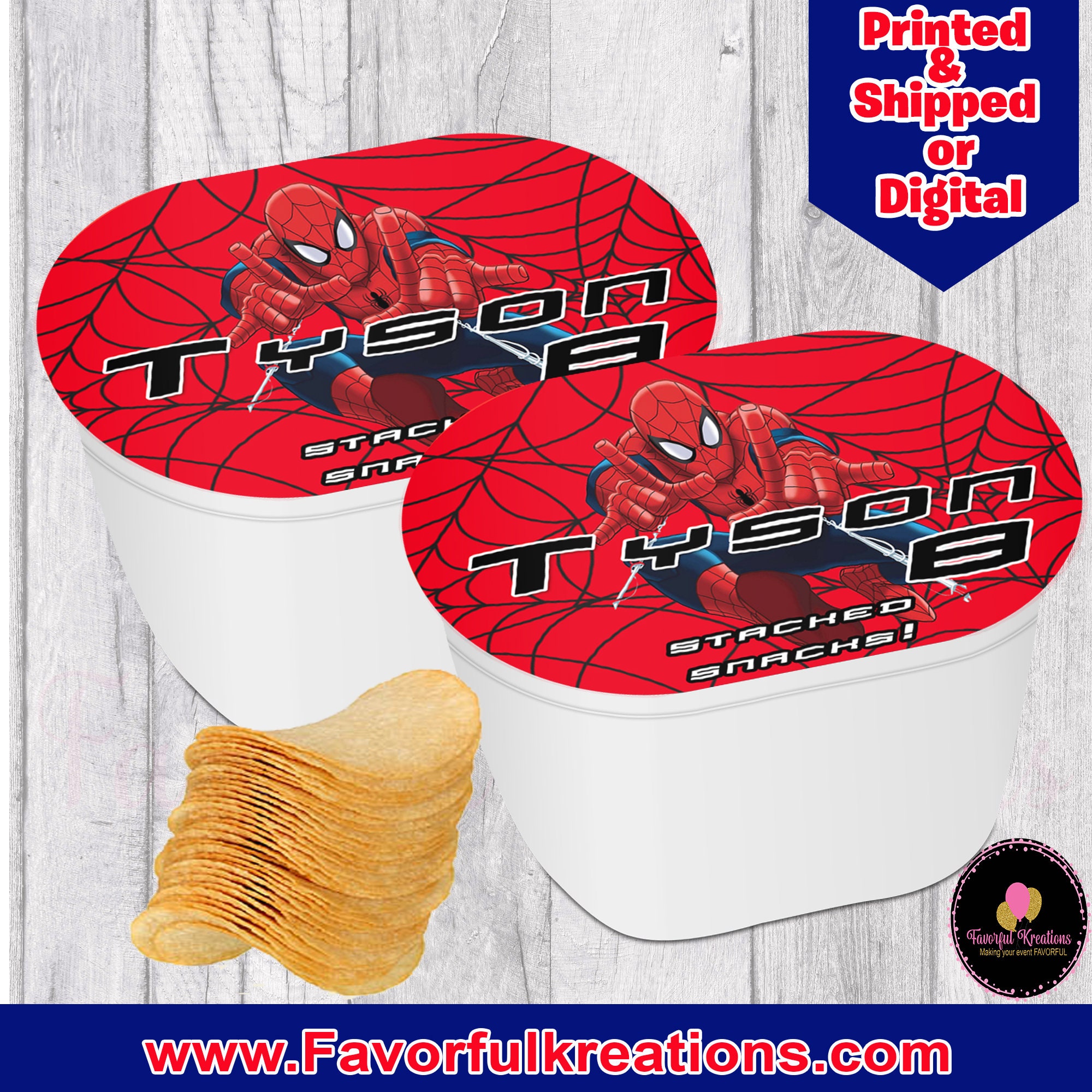 Spiderman Stacked Snacks Spiderman Chips Spiderman Etsy Spiderman Stacked Snacks Spiderman Chips Spiderman Etsy