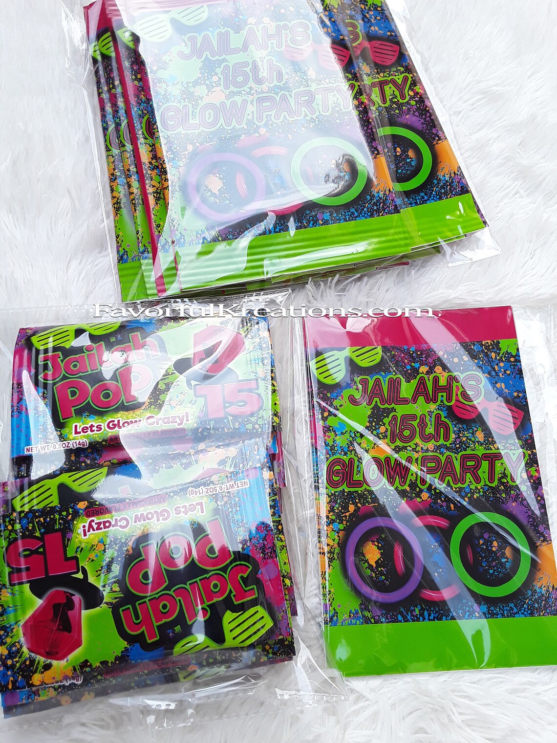 Glow Party Favors Glow Party Gift Bag Glow Party Favors Etsy