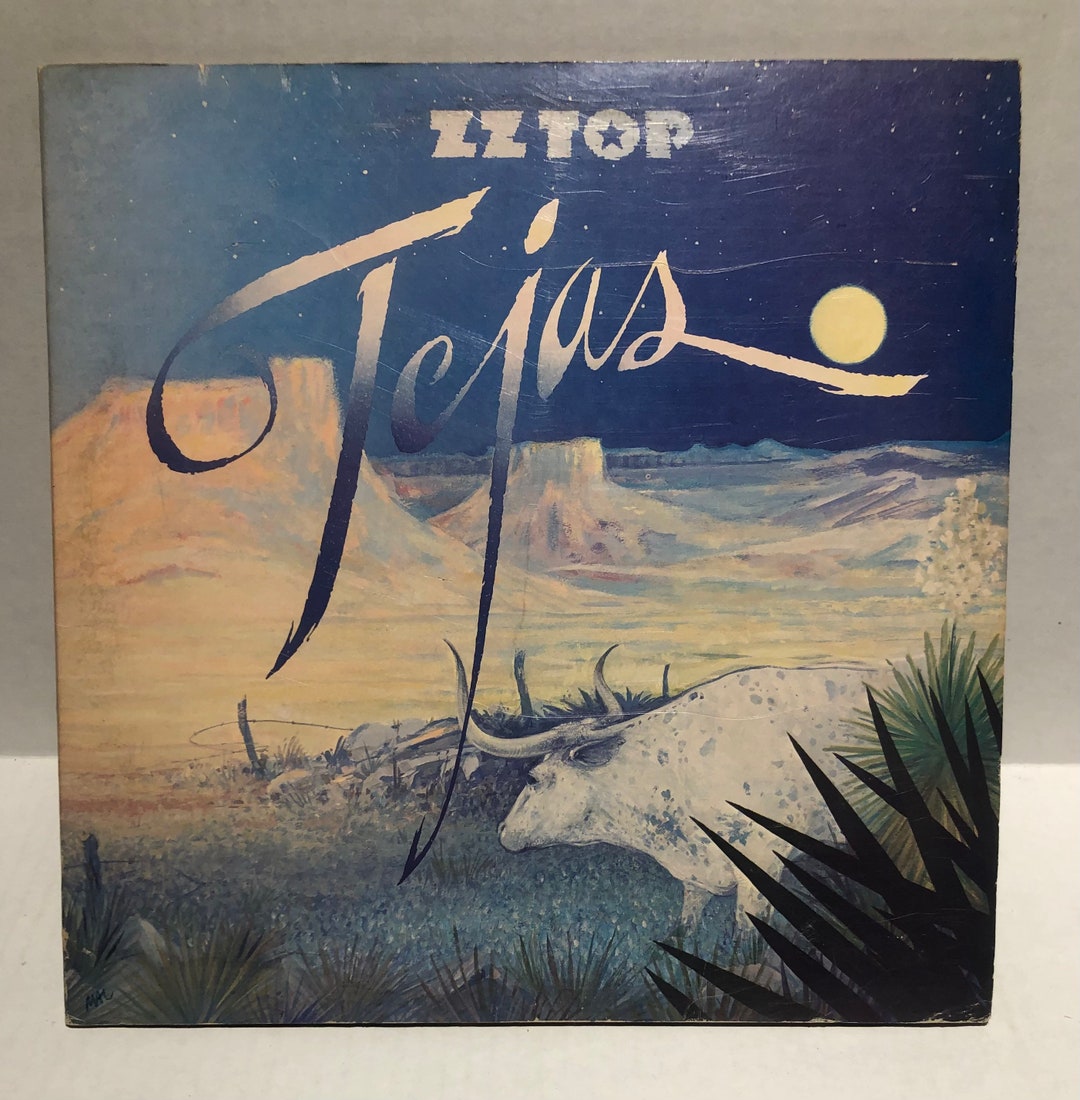 ZZ Top tejas Vinyl Record Etsy