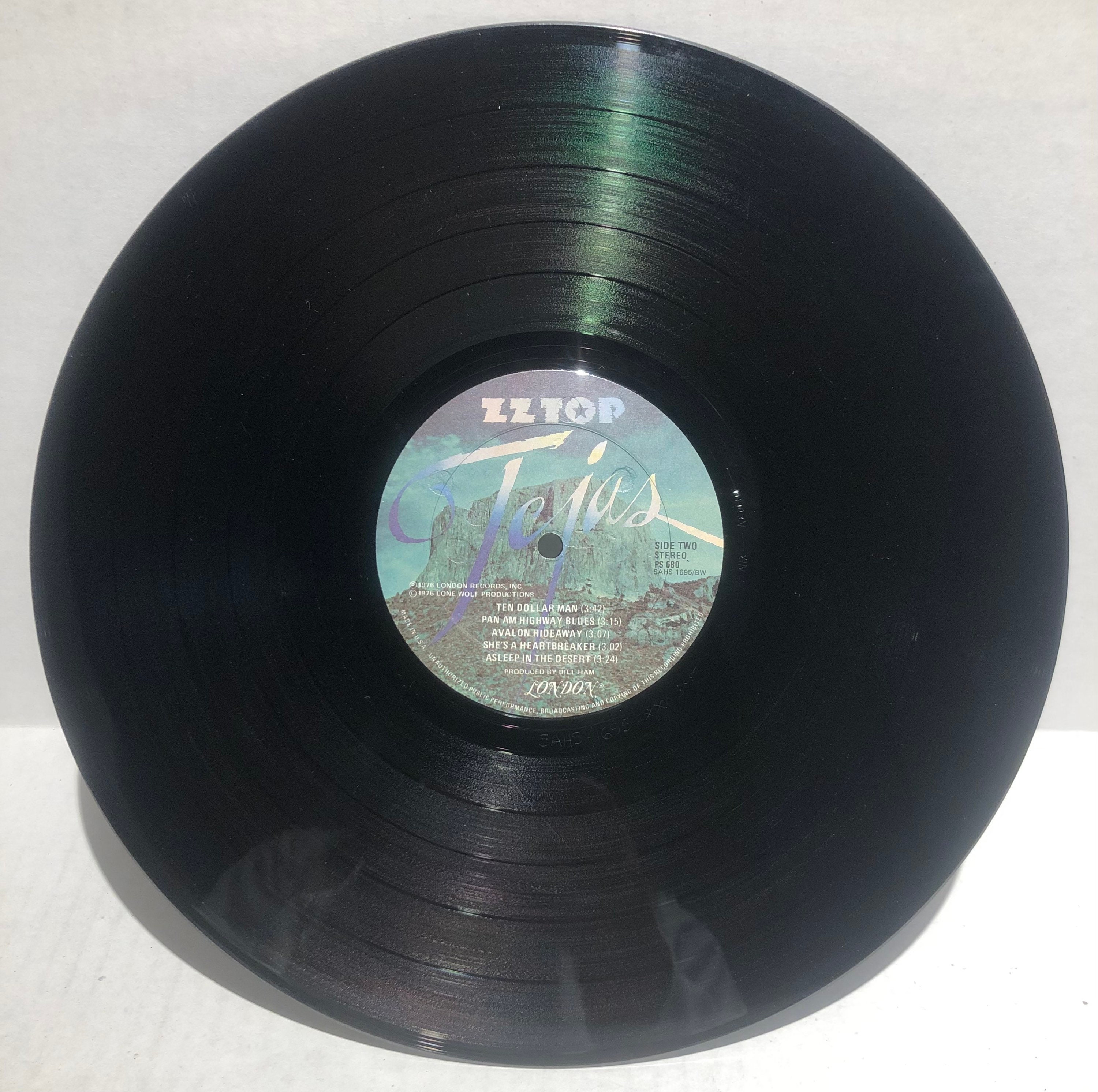 ZZ Top tejas Vinyl Record Etsy