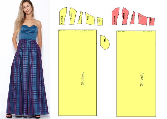 Woman Classic Dress , Sewing Pattern , Plus Size Patterns, Dress Patterns  for Women, Sewing Patterns for Women, Sewing Paper Pattern 