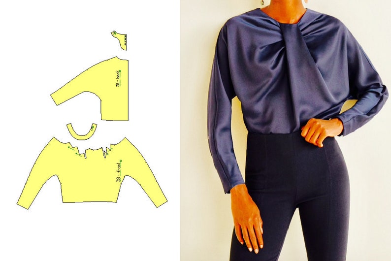 blouse paper cutting online shopping