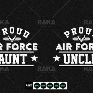 Download Proud Us Air Force Mom Dad Military Family In Svg Files Etsy