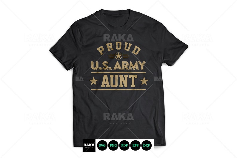 Proud US Army Uncle & Aunt Military Family in SVG Files | Etsy