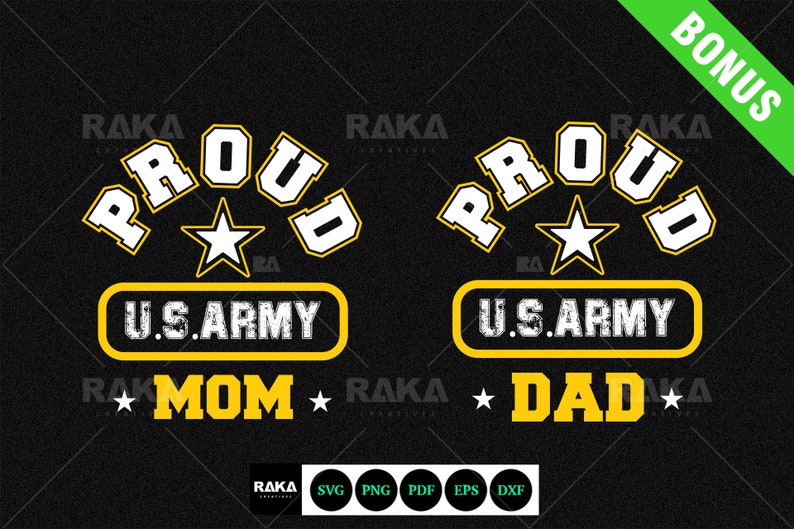 Download Clip Art 13 Style Proud Us Army Military Family Bundle In Svg Files Art Collectibles