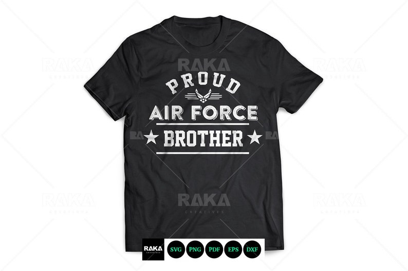 Download Proud Us Air Force Brother Sister Military Family In Svg Files Clip Art Art Collectibles Ideaismt Com Br