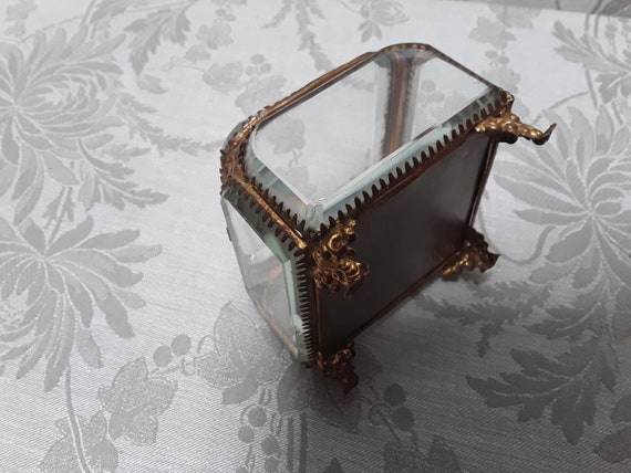 Antique French jewellery box, pocket watch, ring … - image 6