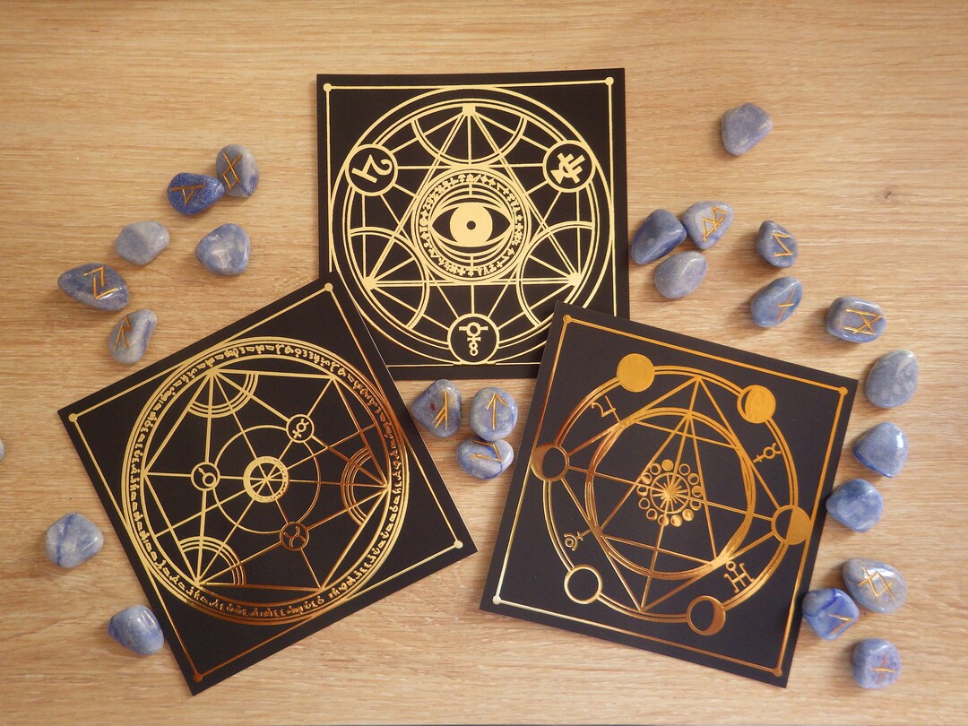 Alchemist Transmutation Circle Cards to Choose Fullmetal