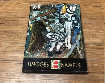 Vintage Hardcover of "Limoges Enamels" with paintings by Werner Forman; Text by M Gauthier and M. Macheix