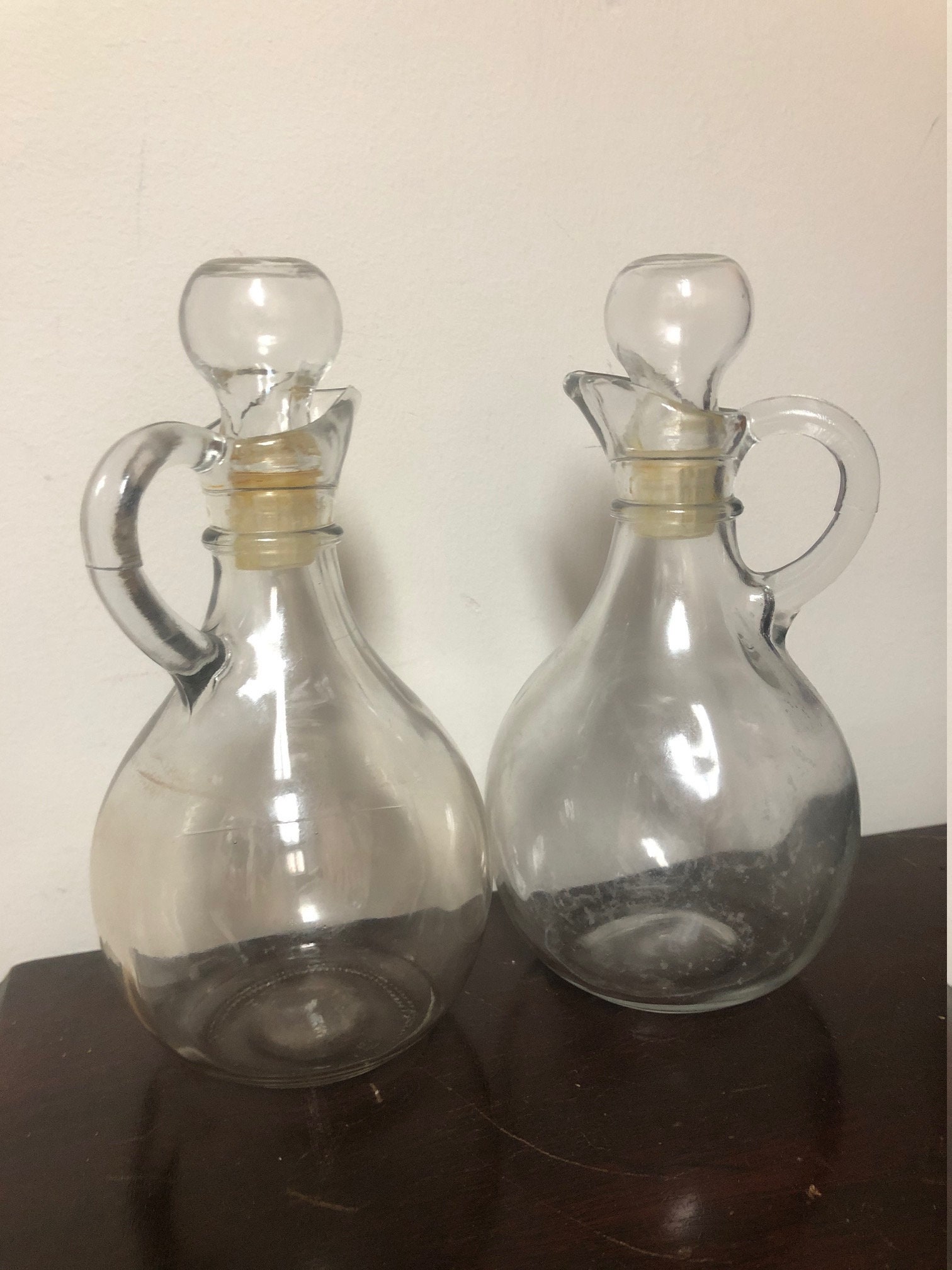 Vintage set of Two Olive Oil Jars Etsy.de