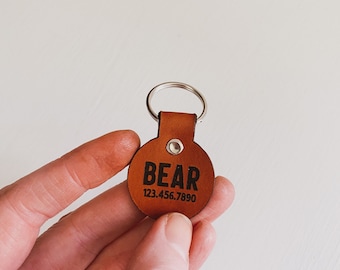 Leather Pet Tag Etsy<script async src=