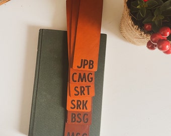 Bulk Leather Bookmarks, Set of Bookmarks